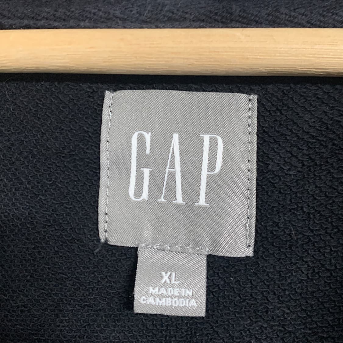 GAP 무채색 후드집업 XL 상품이미지2