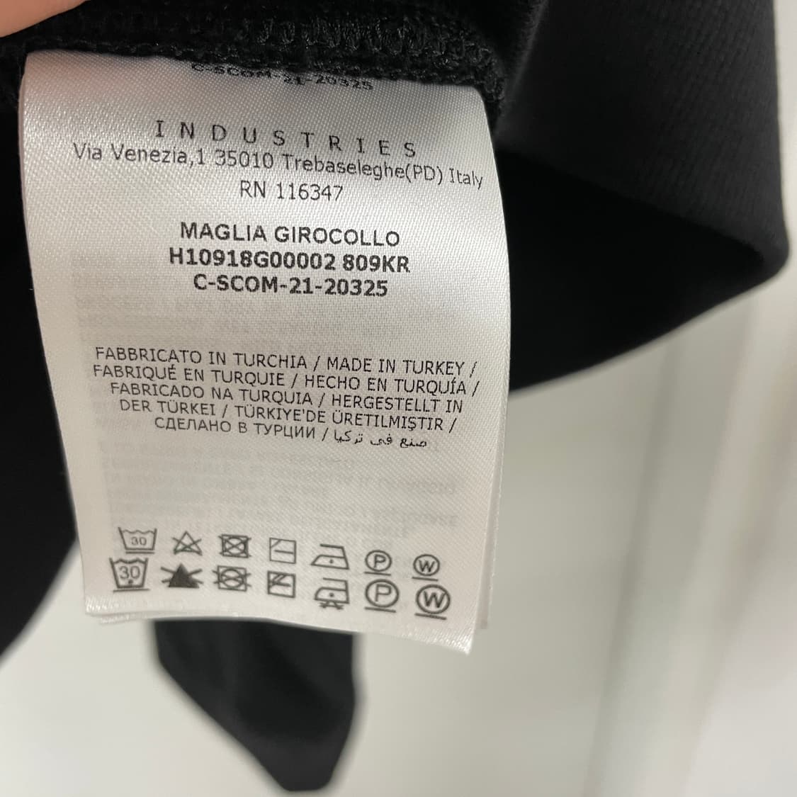 몽클레어 블랙 맨투맨 XXL 상품이미지7