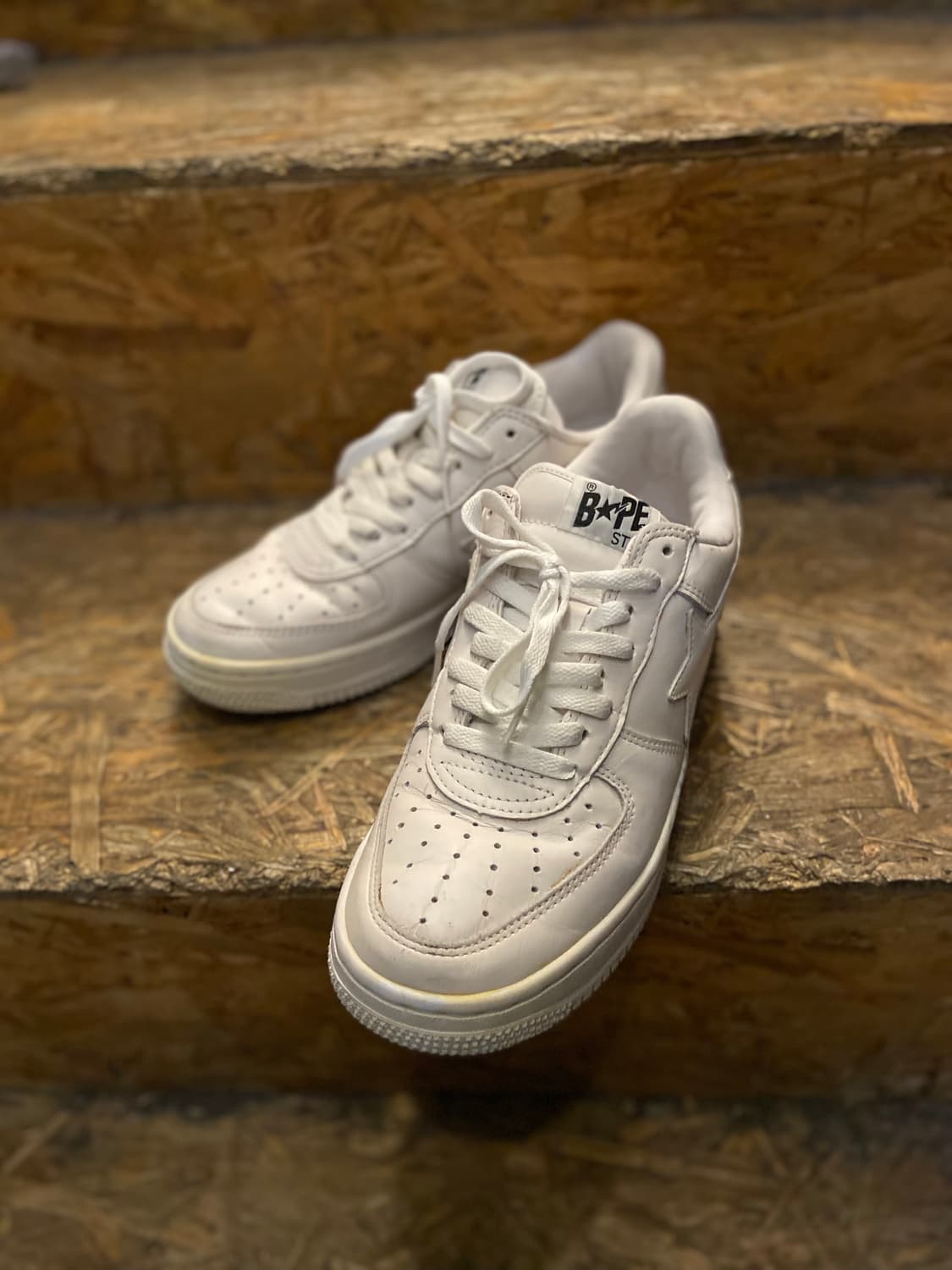 00s A Bathing Ape 초창기 베이프 스타 화이트 포스 상품이미지1