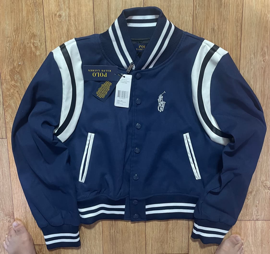 택달린 polo 폴로 랄프로렌 네이비 바시티 자켓 야구자켓 상품이미지2