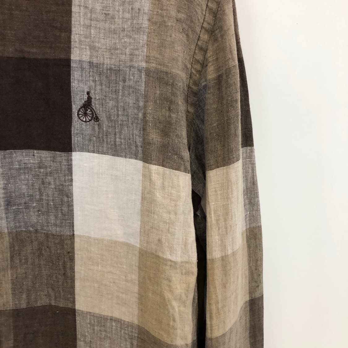 빈폴 퓨어린넨 자수로고셔츠 105 상품이미지2