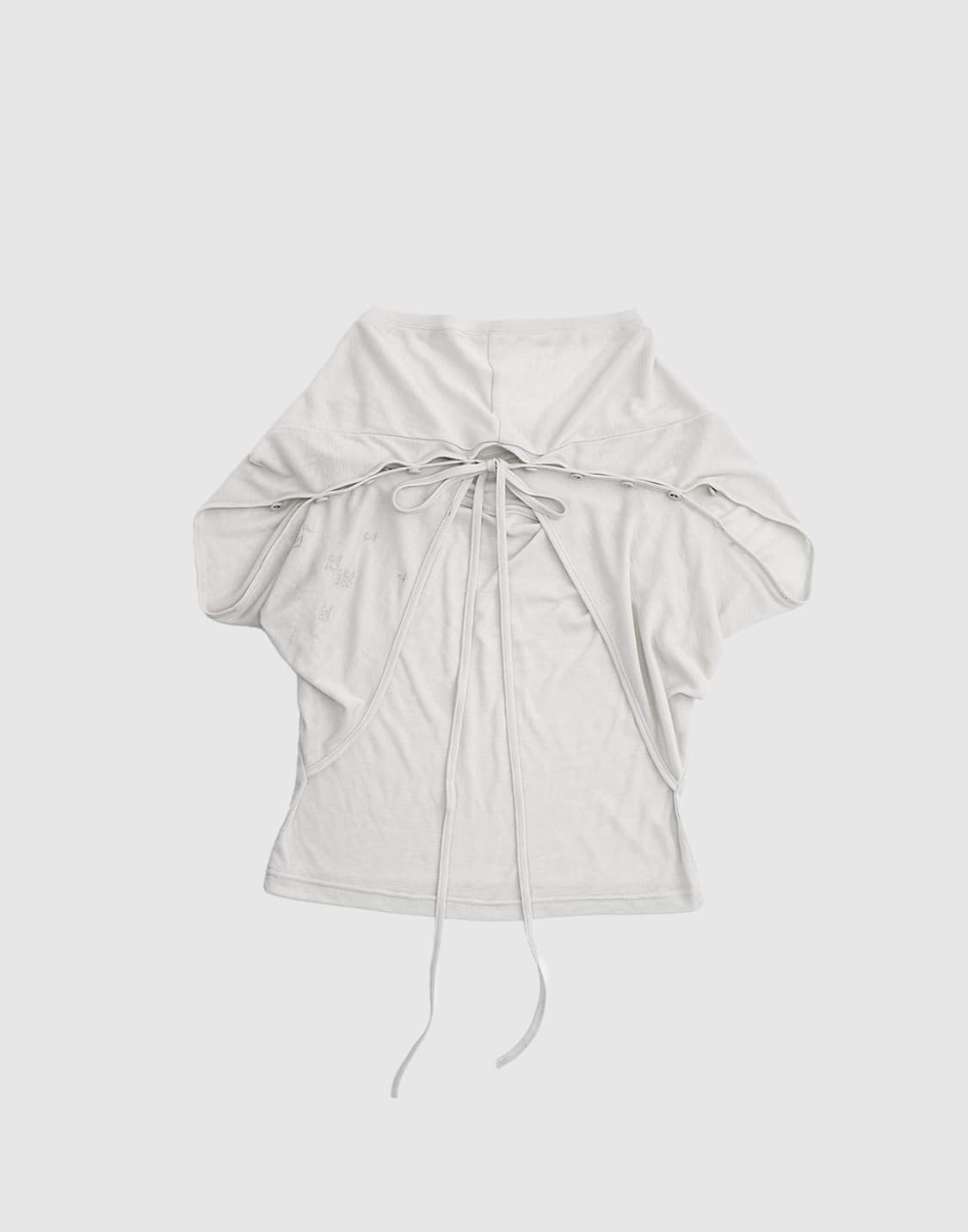HALTER WRAP SLEEVELESS (LIGHT BEIGE) 상품이미지3