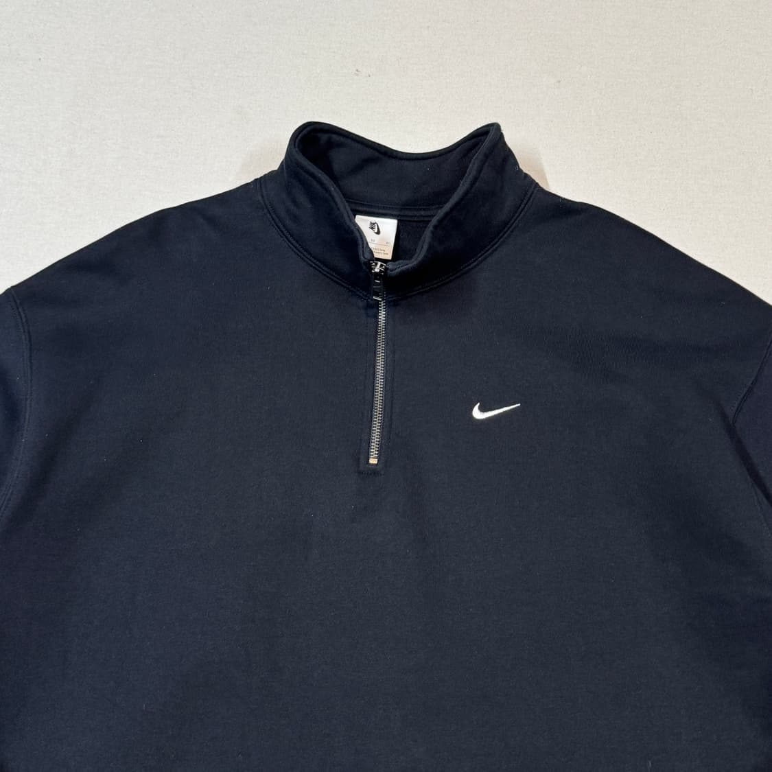 XL) 나이키 헤비웨이트 하프집업 맨투맨 블랙 상품이미지3