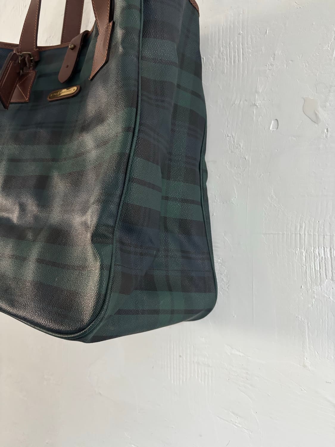 Polo 폴로 랄프로렌 블랙와치 타탄체크 토트백 상품이미지3