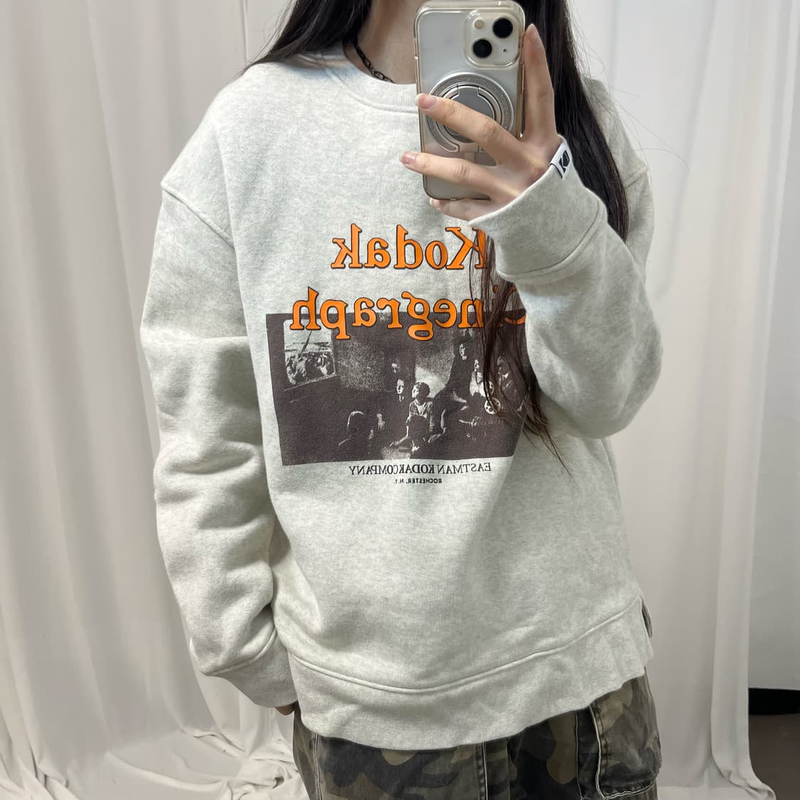 Kodak Grey Sweatshirt 상품이미지3