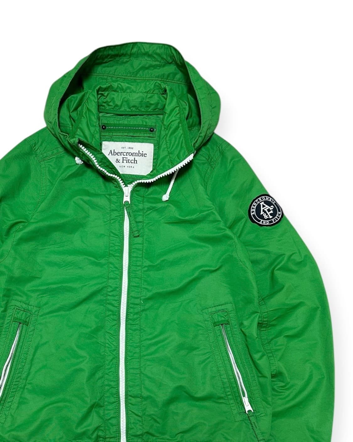 아베크롬비 그린 바람막이 후드 자켓 상품이미지2