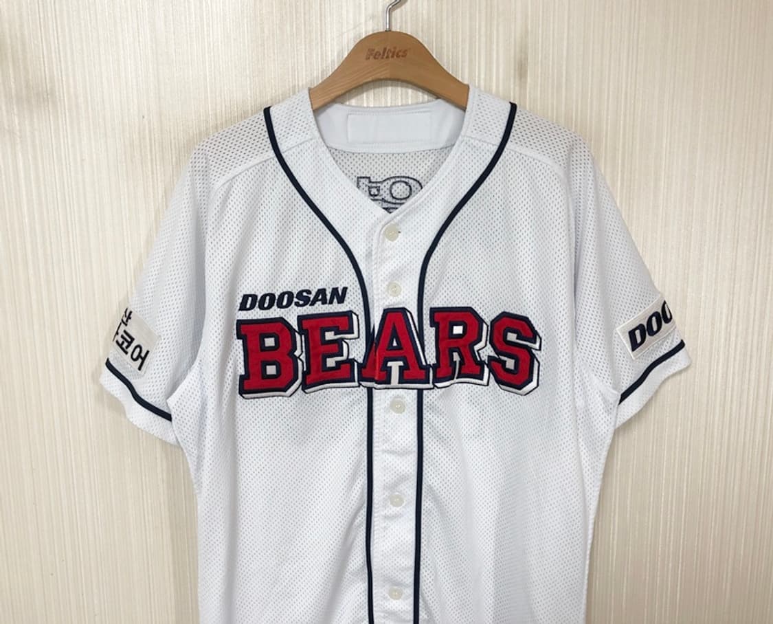KBO 위팬 두산베어스 선수실착 홈유니폼/져지 #106 김영은 상품이미지2