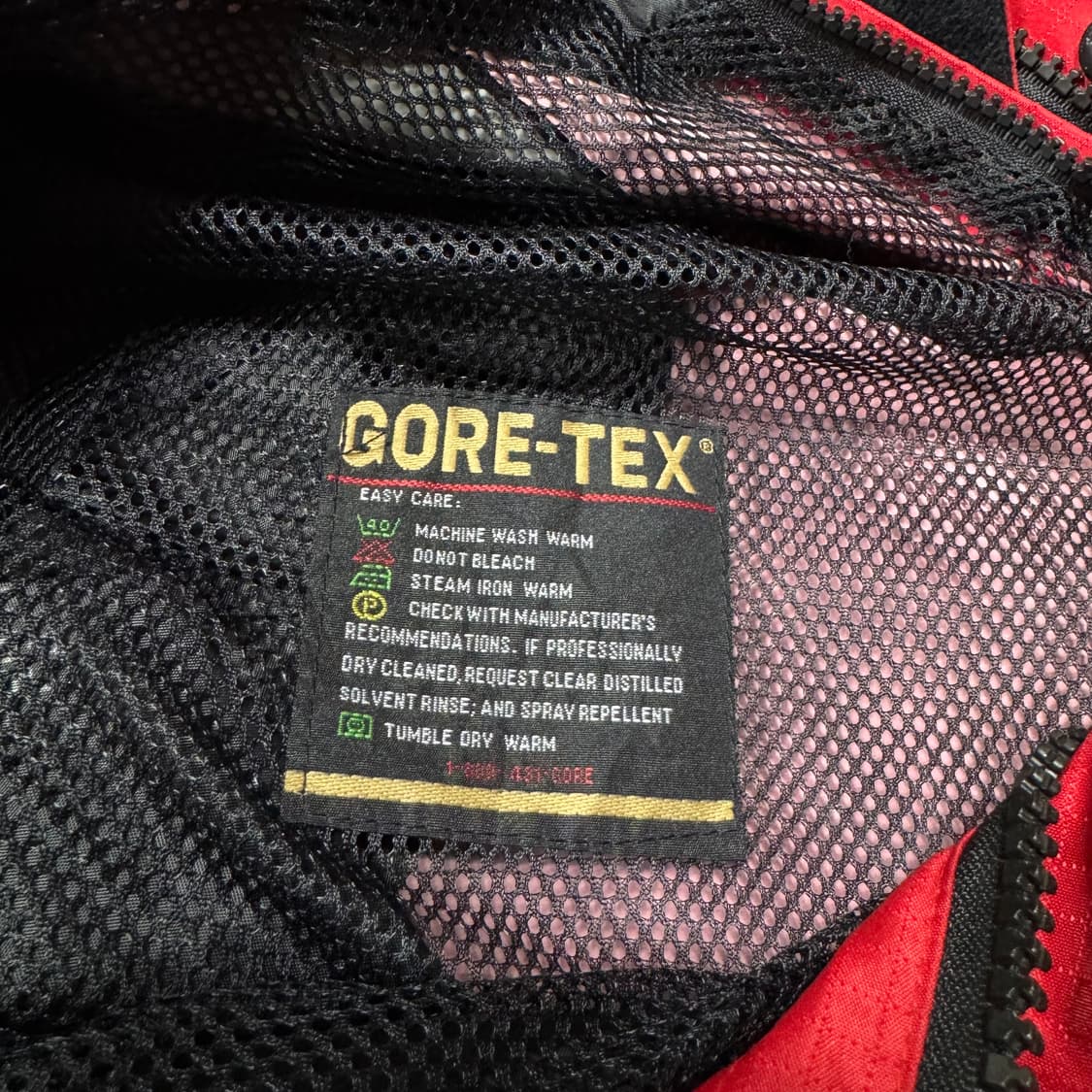 바배) 노스페이스 90s 레드배색 고어텍스 바람막이 자켓 상품이미지5