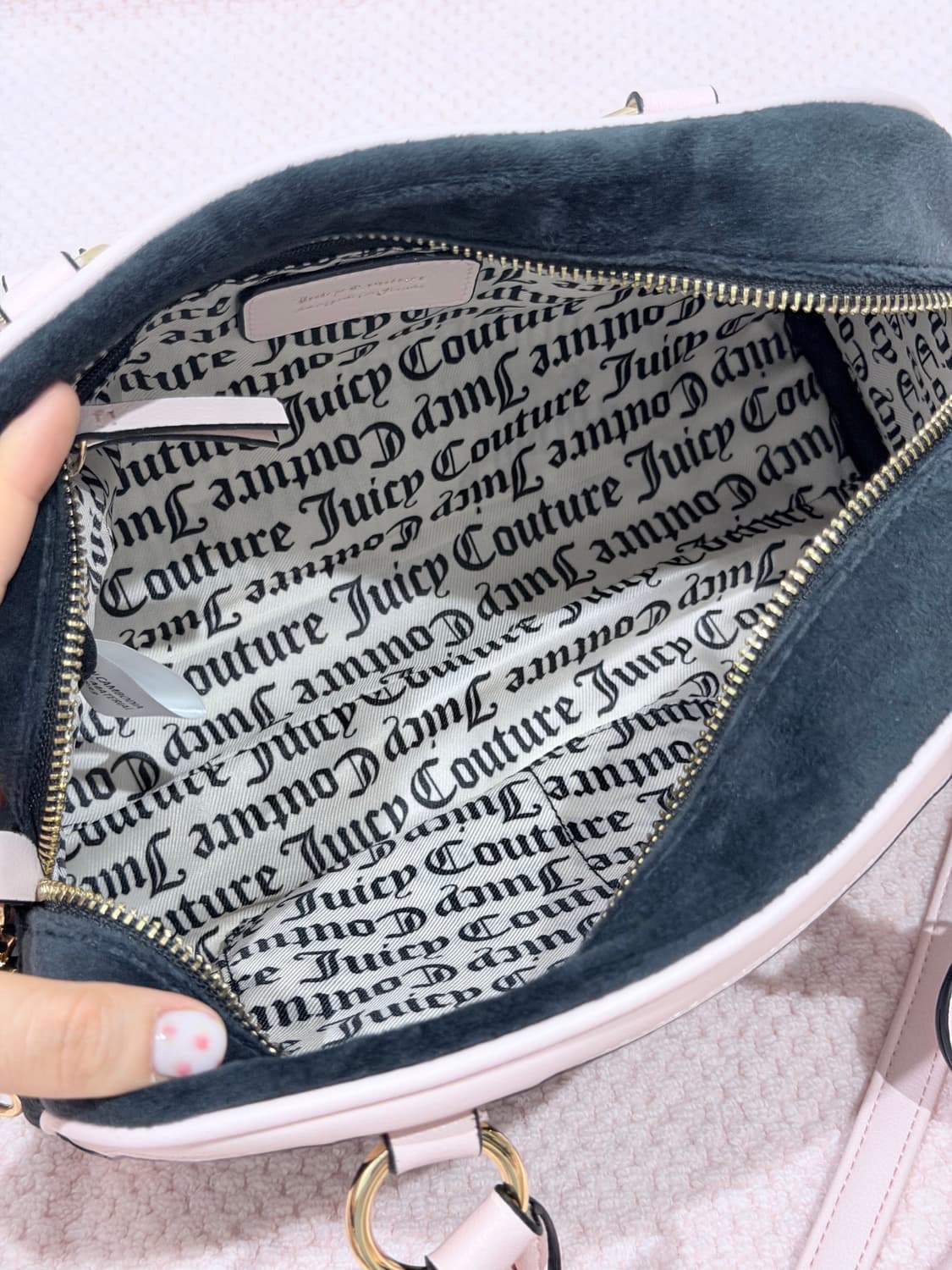 쥬시꾸뛰르 하트챰 가방 베이비메털클럽 베이비베어 빈티지 y2k 상품이미지3