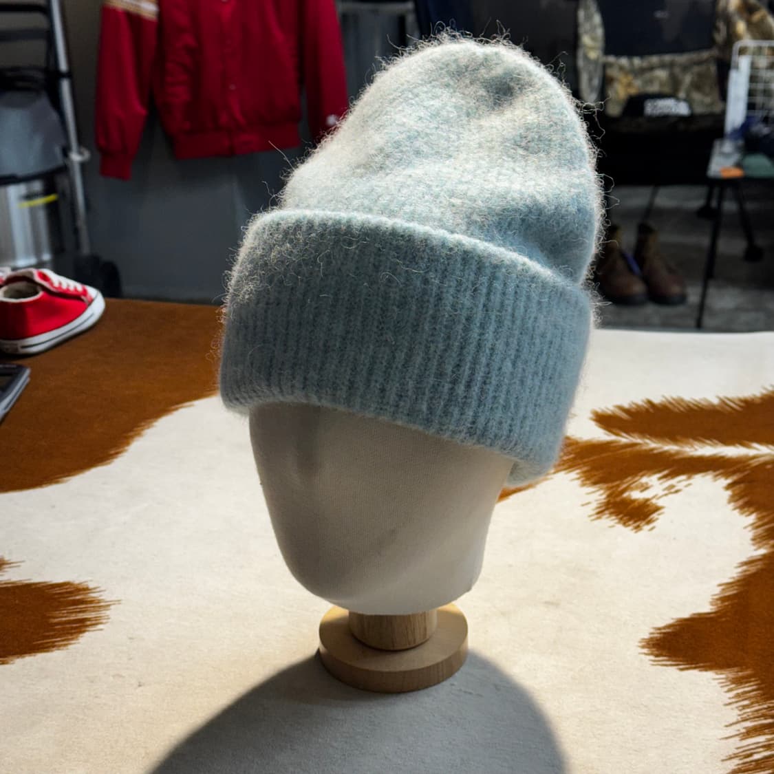 Arket 아르켓 알파카 비니 스카이블루 (OS) 상품이미지6