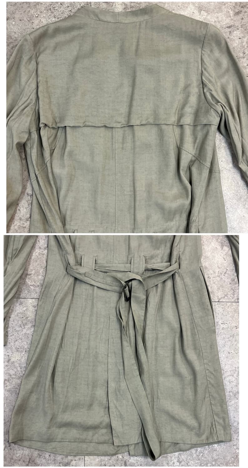 헬무트랭 더블 논카라 코트 베이지 M #csz4059 상품이미지7