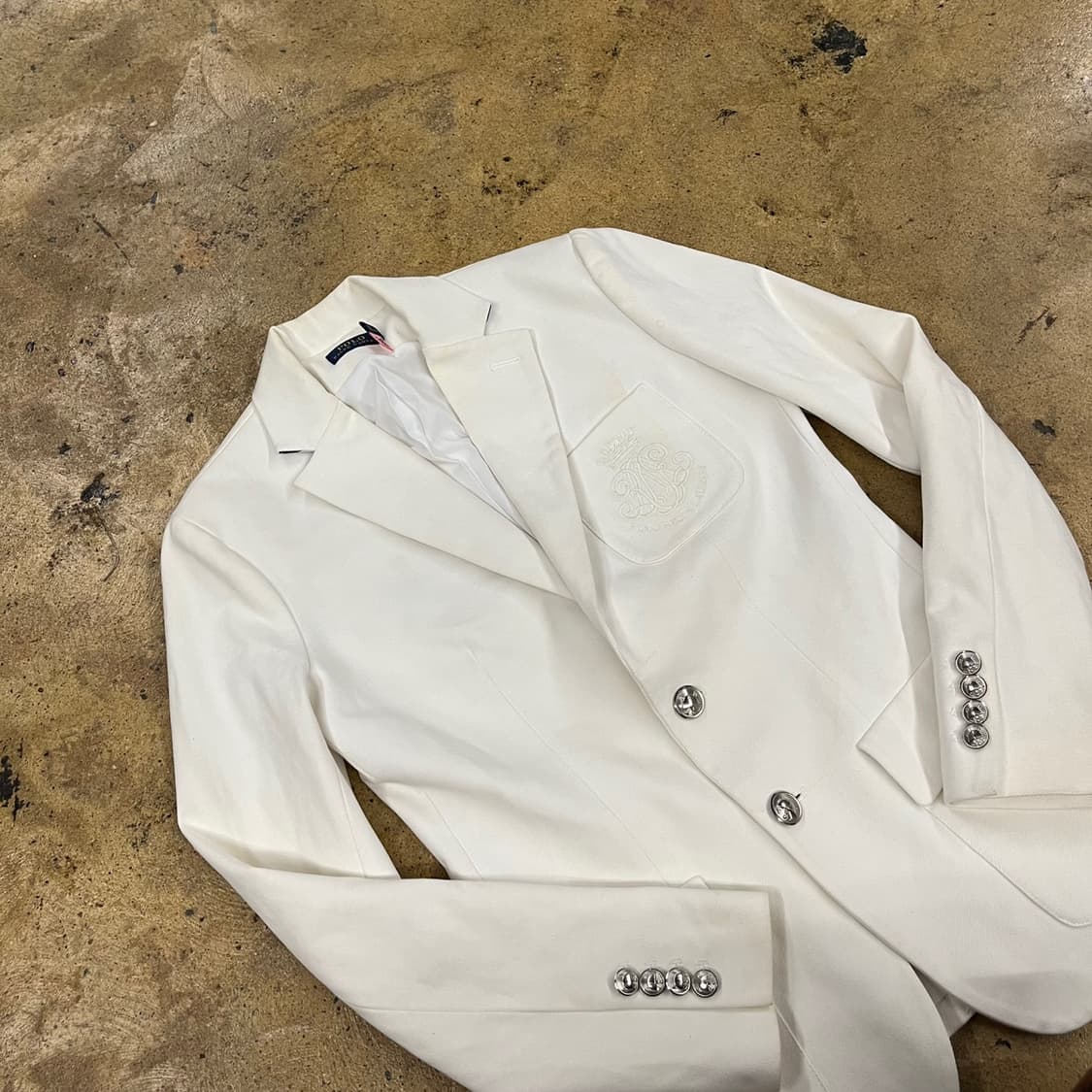 [정품/2] 폴로 랄프로렌 화이트 블레이저 자켓 b19 상품이미지1