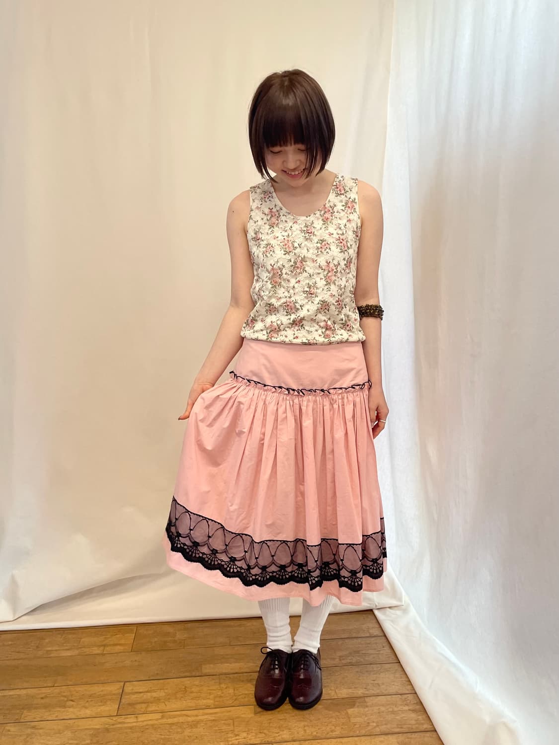 floral lace sleeveless 상품이미지2