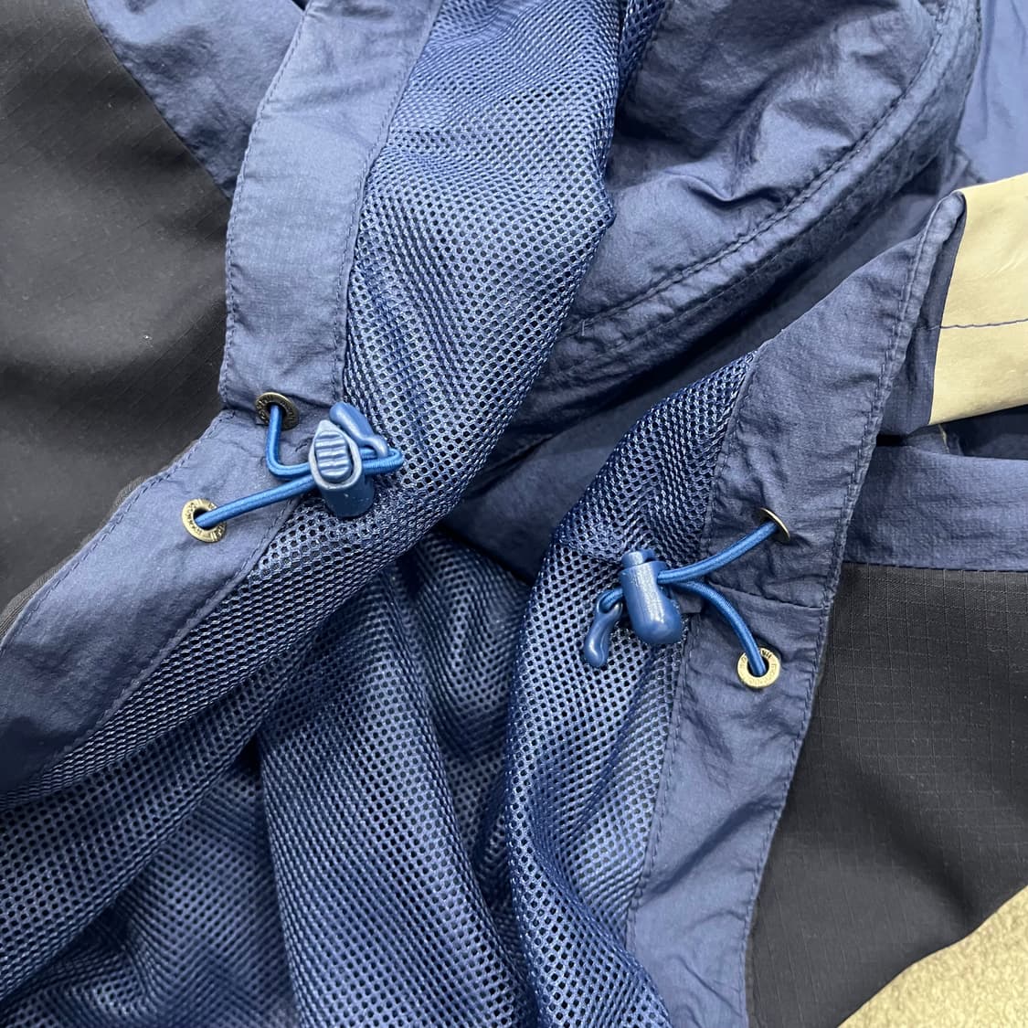 XXL 몽벨 바람막이 자켓 네이비 상품이미지5