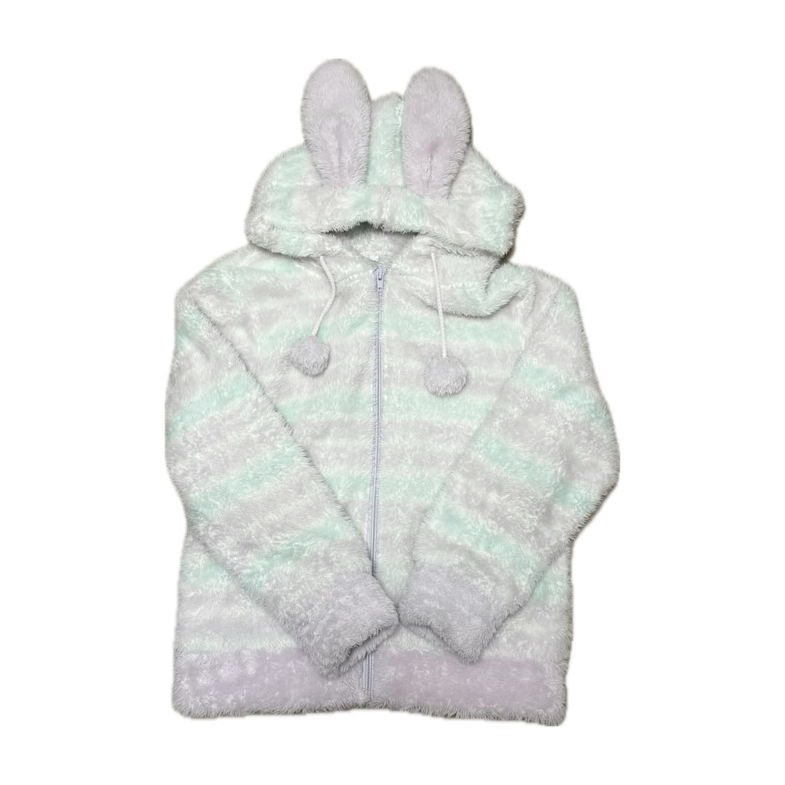 토끼 후드집업 토끼귀 폼폼이 후리스 히메갸루 상품이미지1