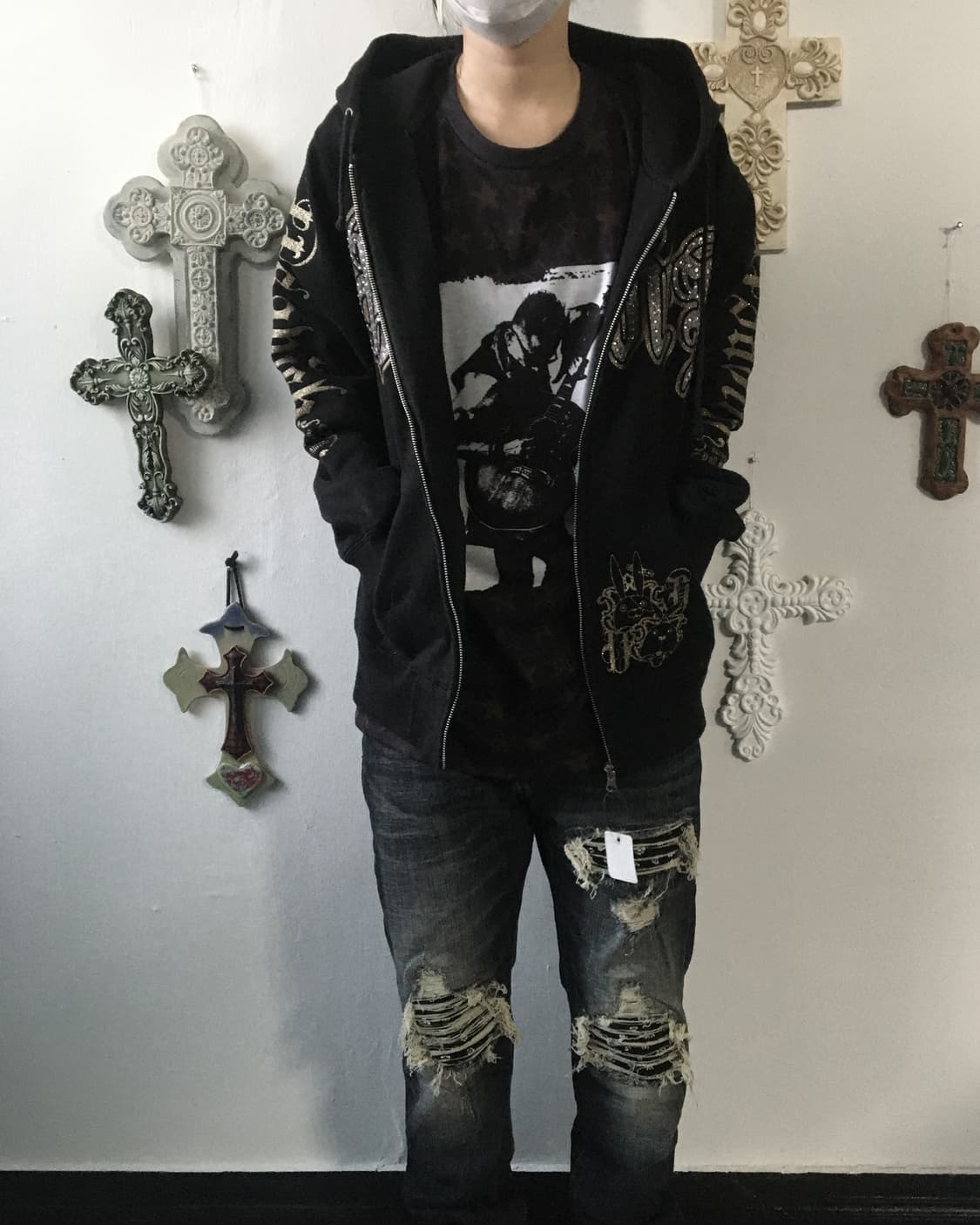 Patch point hood zip up 상품이미지6