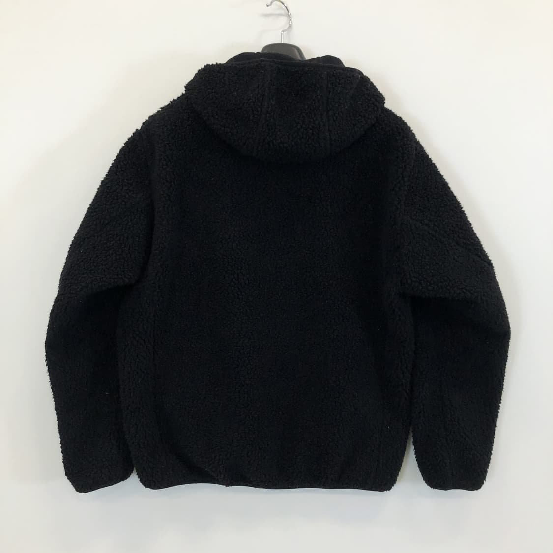유니클로 블랙 플리스 후드점퍼 L  상품이미지4