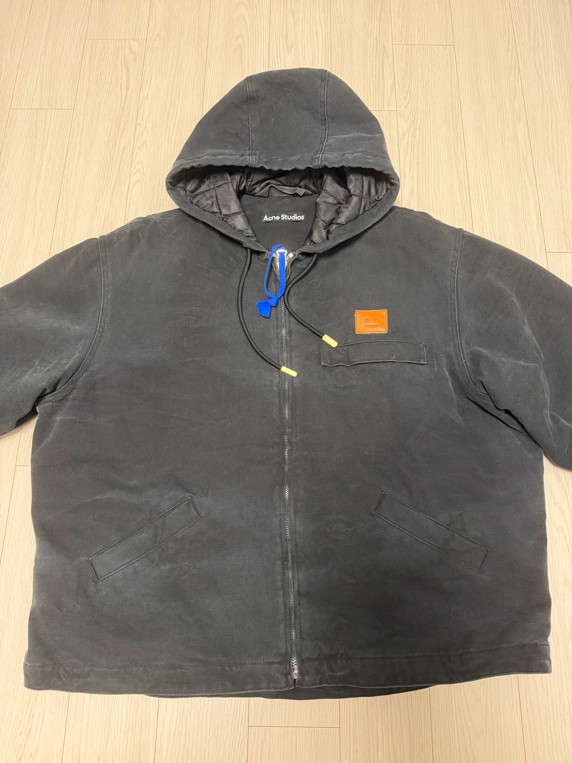 아크네스튜디오 후드 패딩 코튼 자켓 블랙 M사이즈 상품이미지2