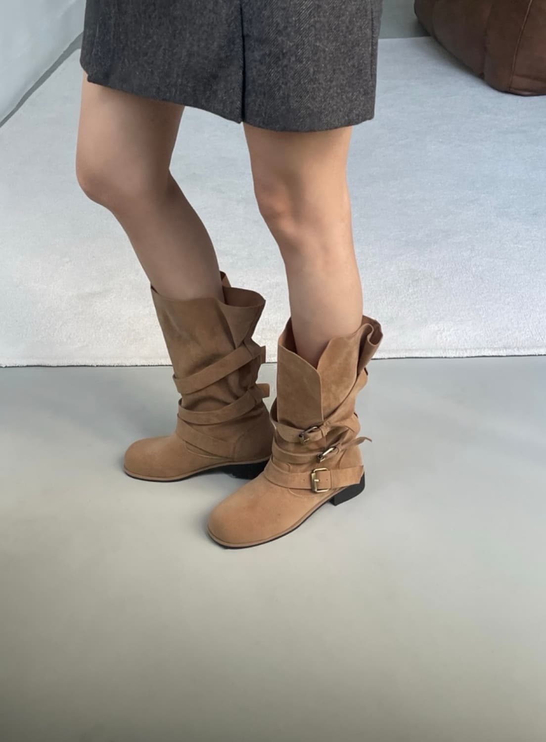 르에브 벨티드 부츠 새상품 상품이미지2