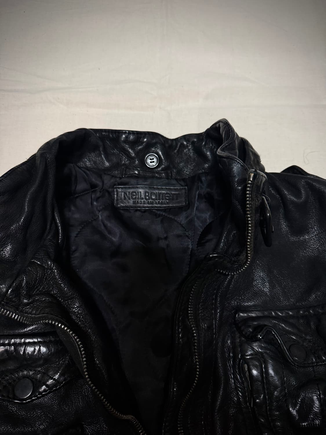 Neil barrett Buffalo Leather jacket 상품이미지9