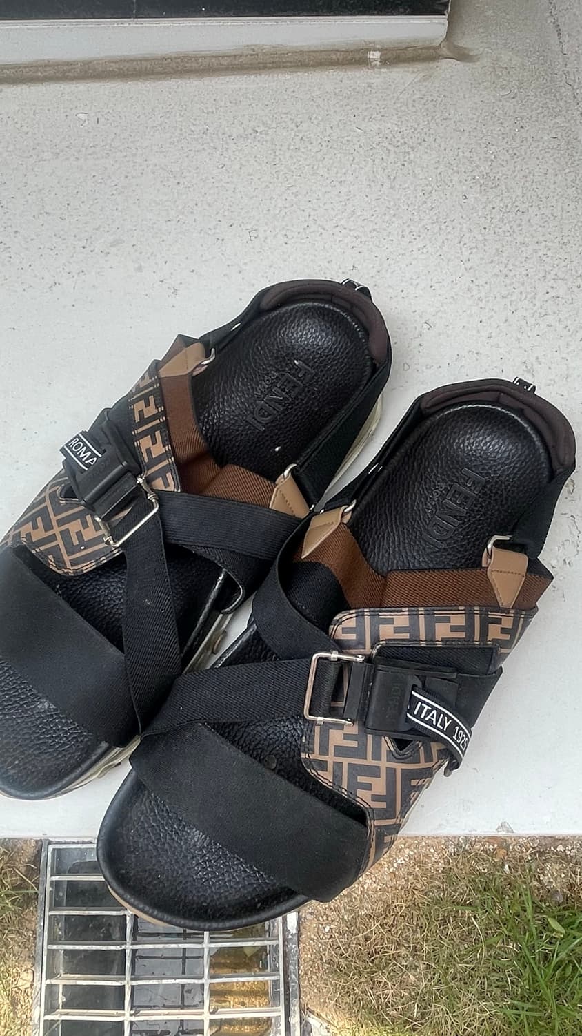 [Fendi] FF Logo Jacquard Straps Air-Sole 상품이미지5