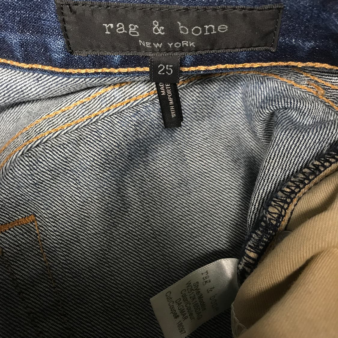 랙앤본 데님 팬츠 25(W) 상품이미지5
