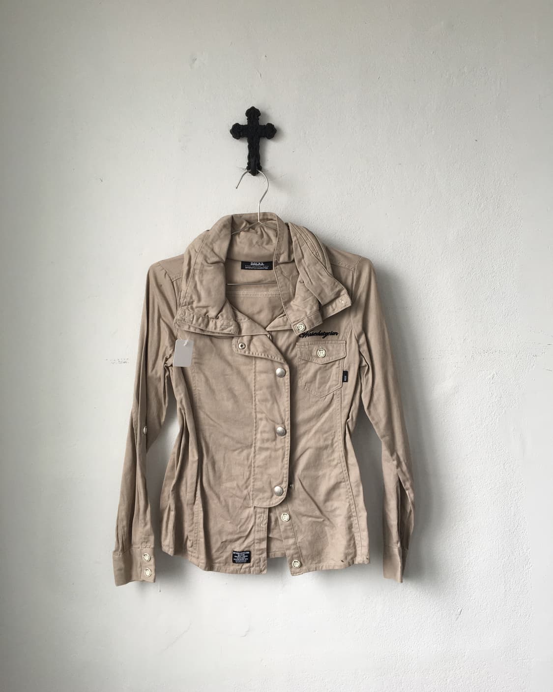 High neck shirt jacket 상품이미지2