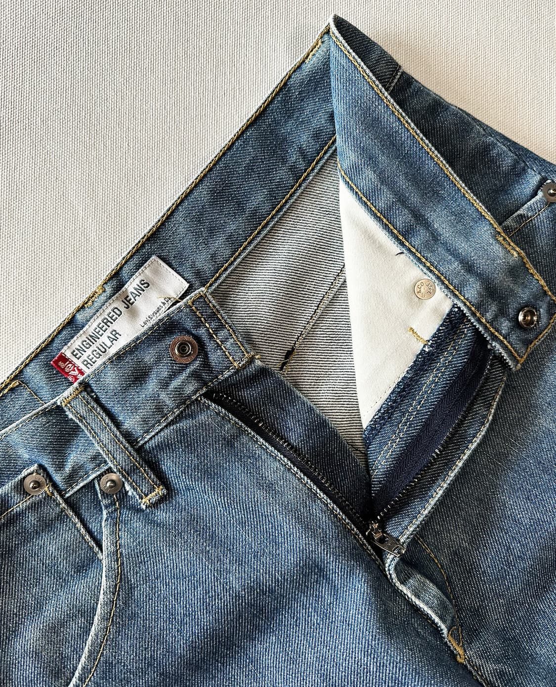 LEVI'S engineered regular blue jeans w28 상품이미지5