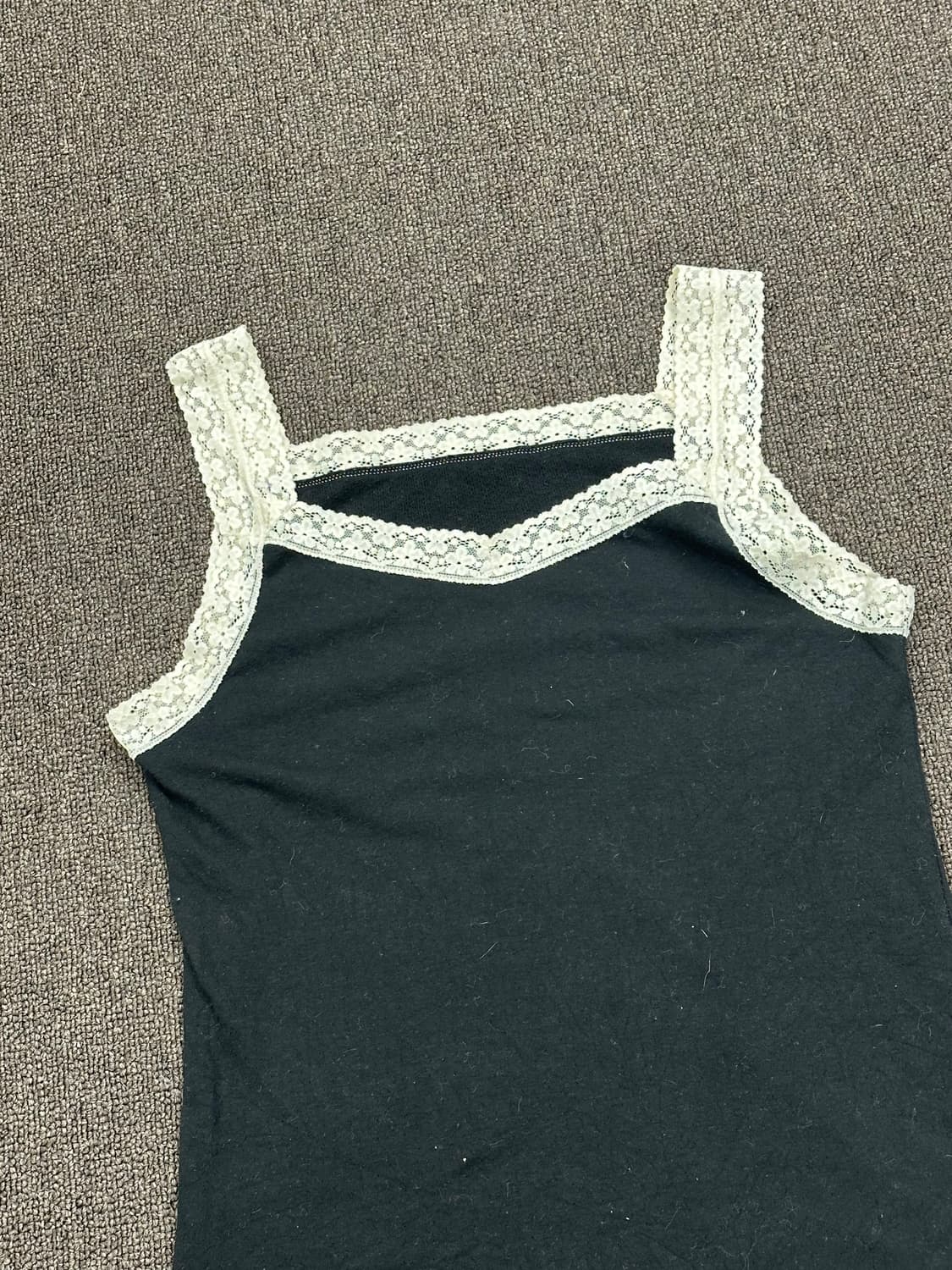 XL)GU 빈티지 여성 레이스 나시 상품이미지2