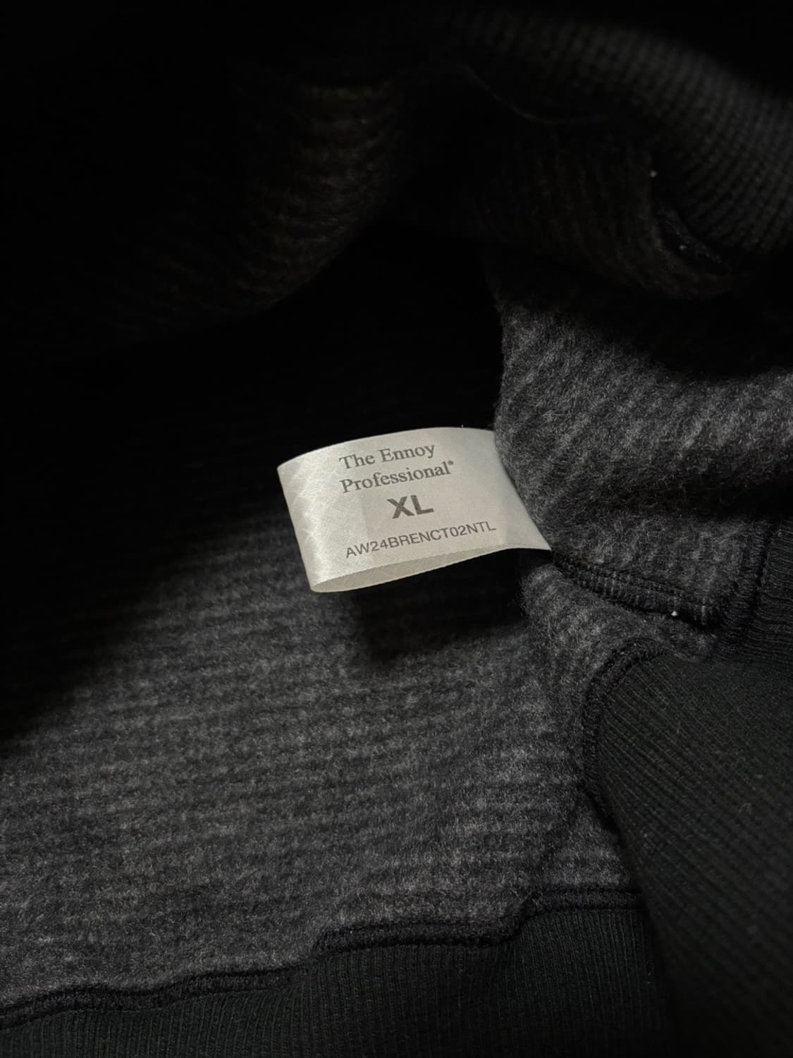 엔노이 ENNOY 24aw Border Hoodie Sweat XL 상품이미지9