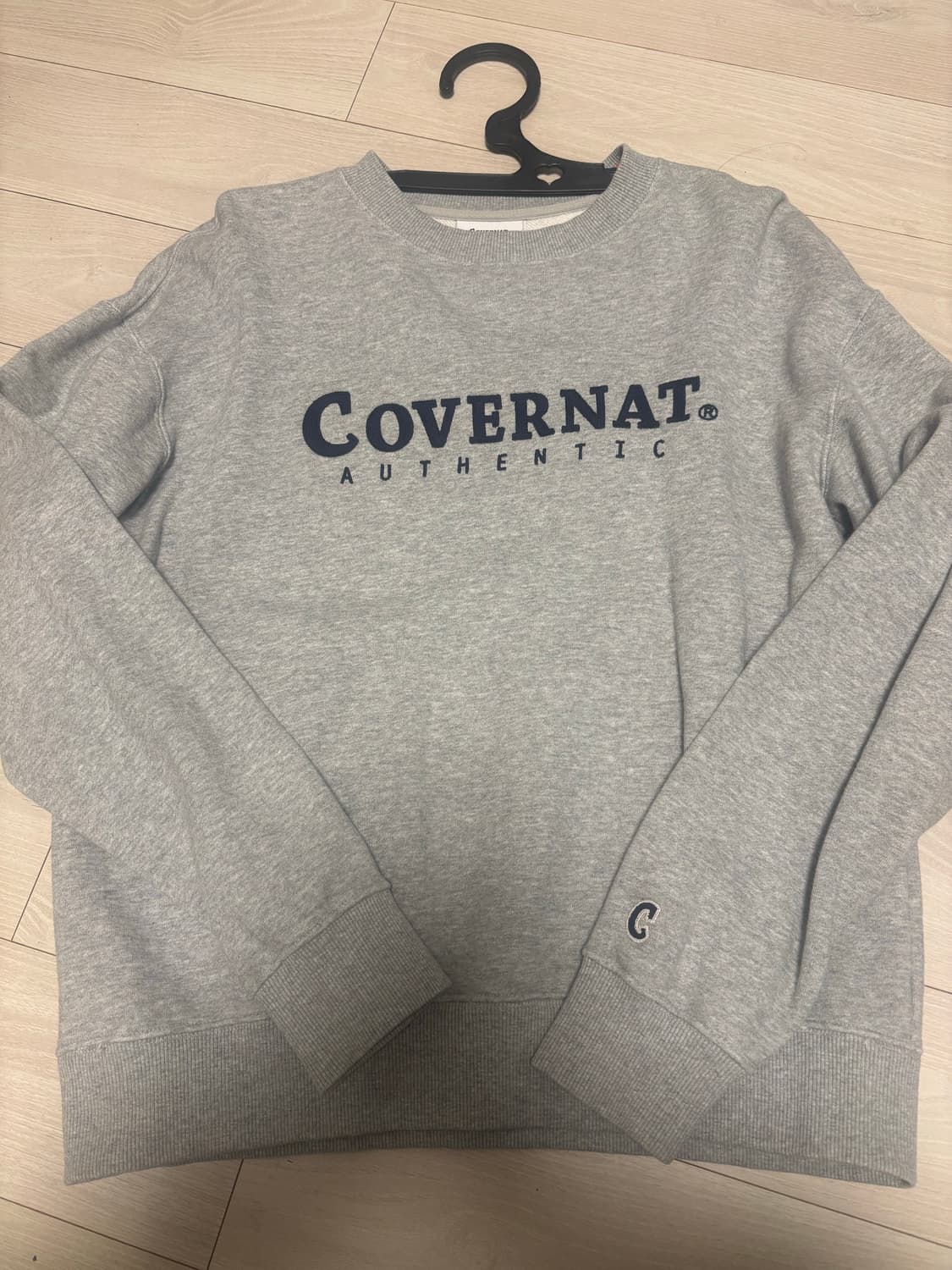 커버낫 맨투맨 그레이 상품이미지1