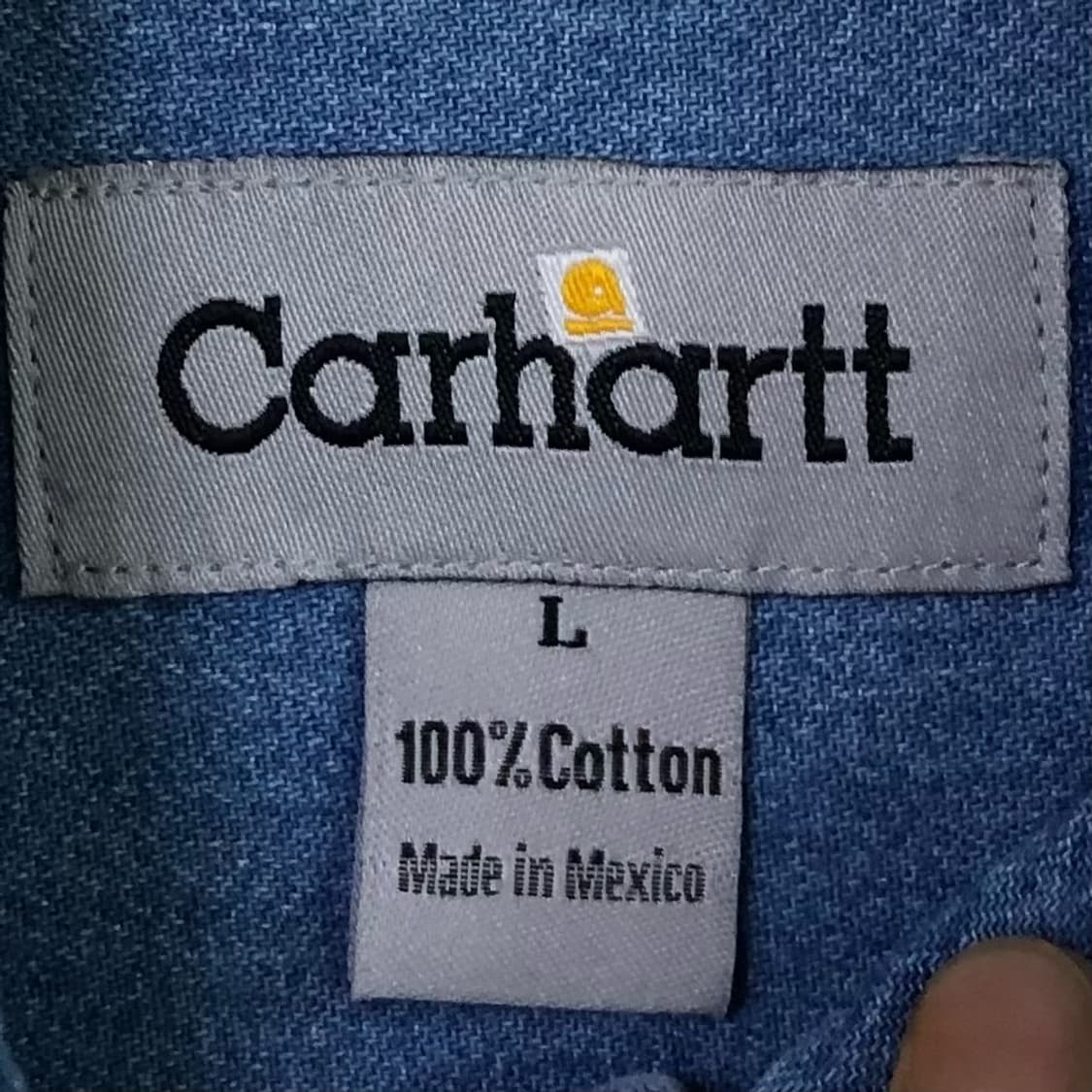 105 칼하트 데님 셔츠 상품이미지3