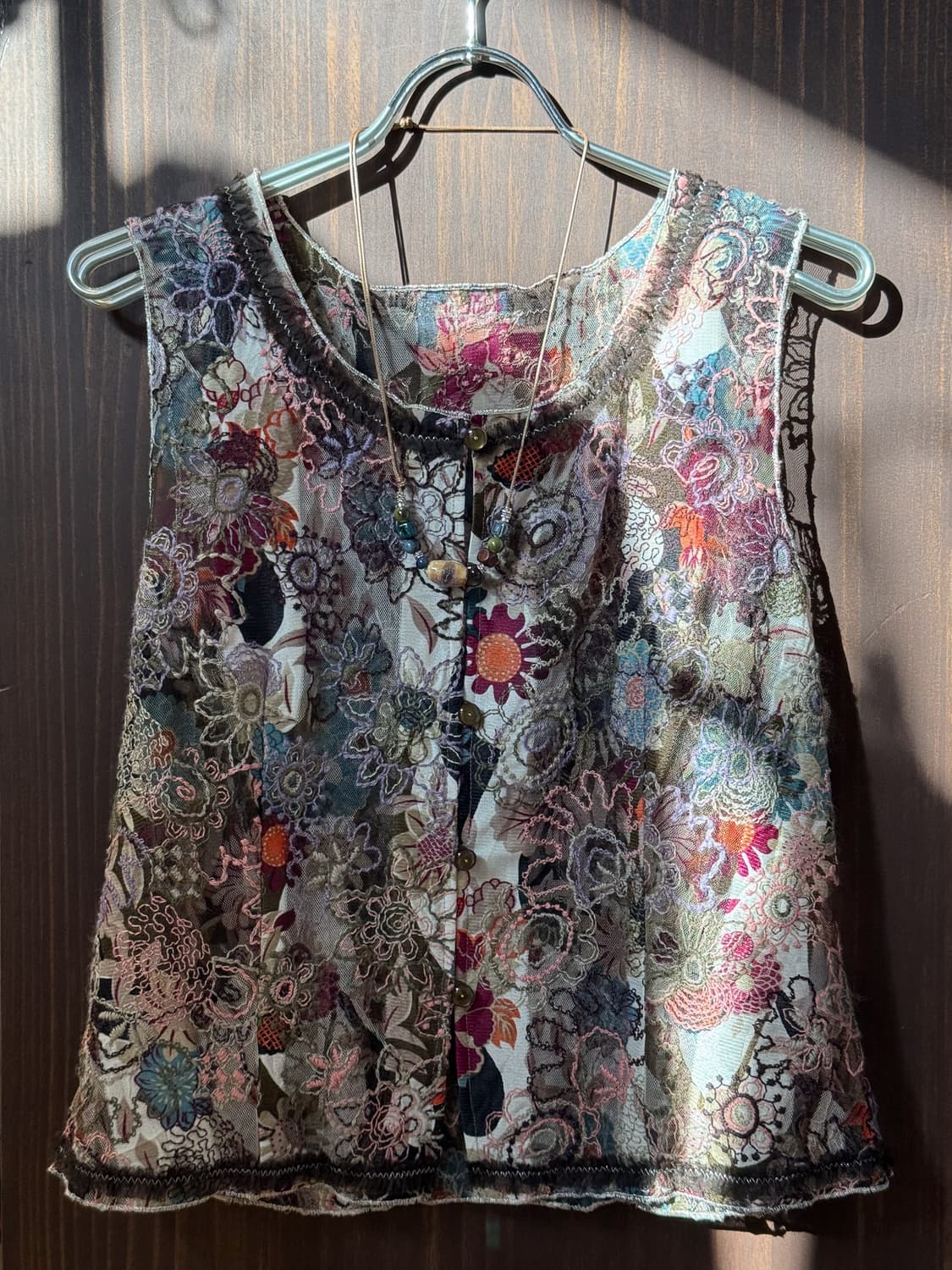 Floral Embroidered Sleeveless 0022 상품이미지6