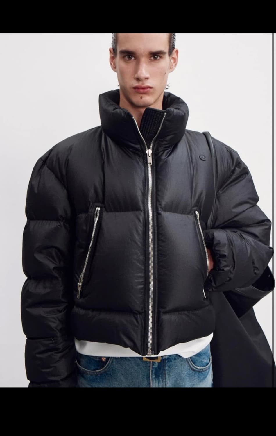 렉토 샤이닝 패딩 사이즈 라지 팝니다 상품이미지1