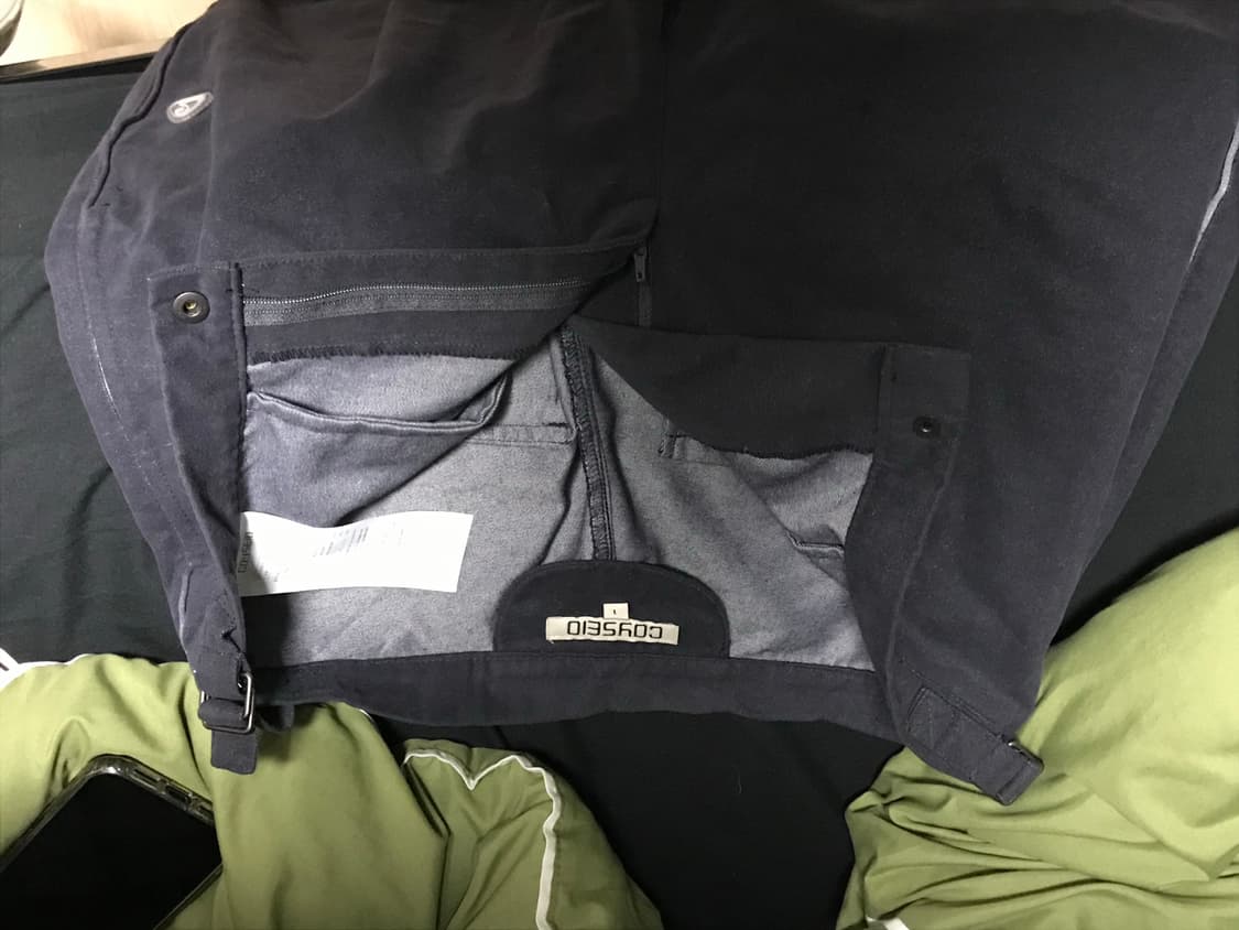 코이세이오 소프트 스트랩 라인팬츠 네이비 상품이미지6