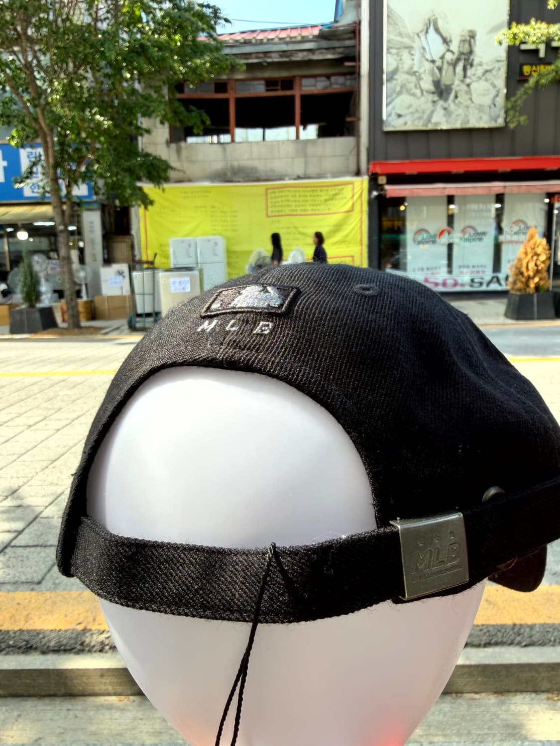 MLB NY Yankees All Black Ball Cap 상품이미지4