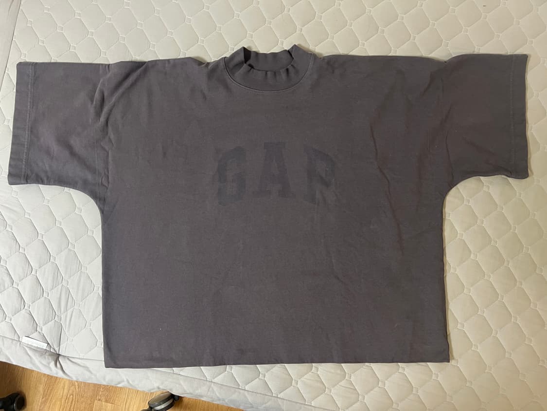 M 이지갭 발렌시아가 도브 노심 티셔츠 다크 그레이 상품이미지1