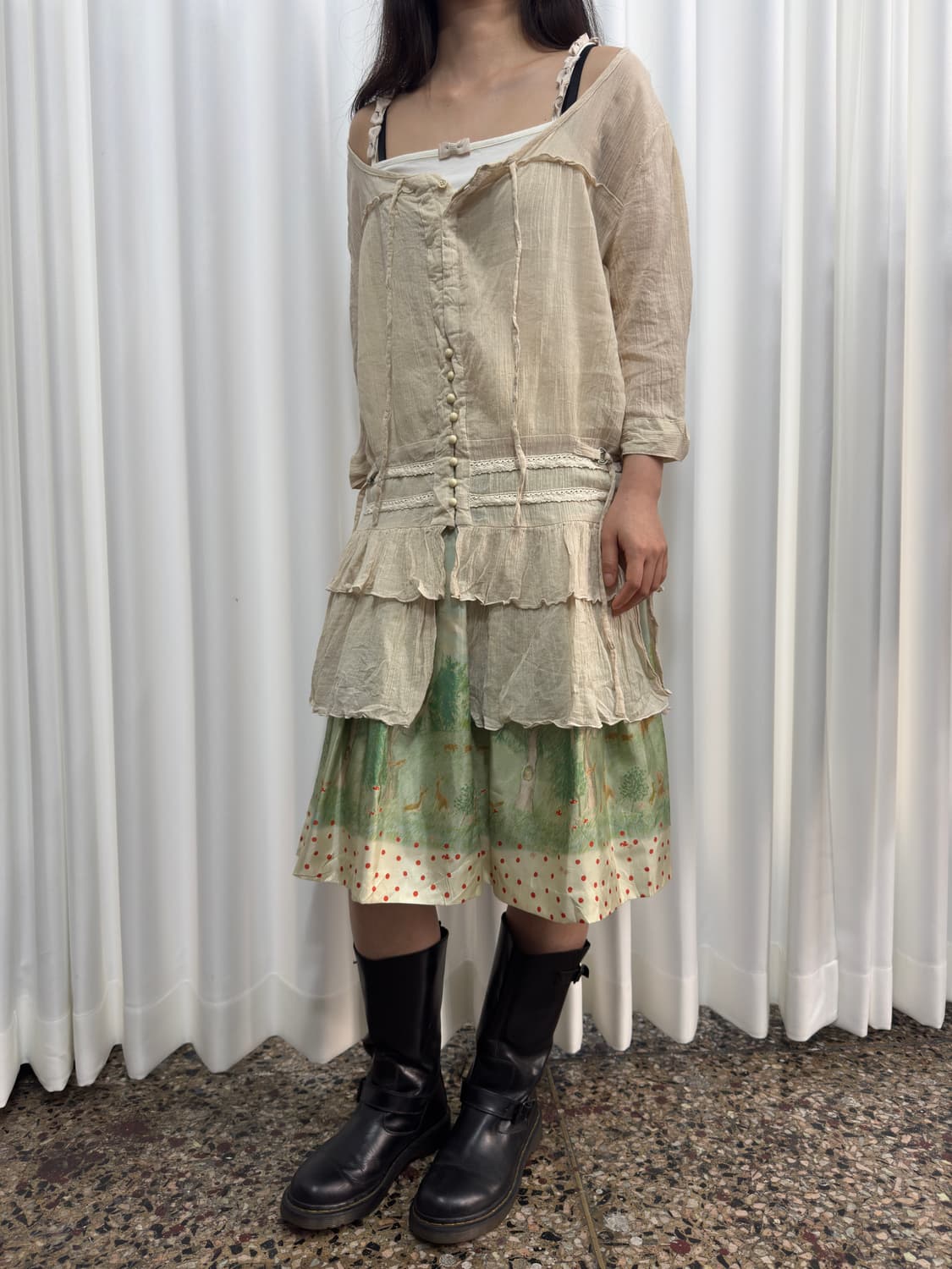 lace detail blouse 상품이미지7