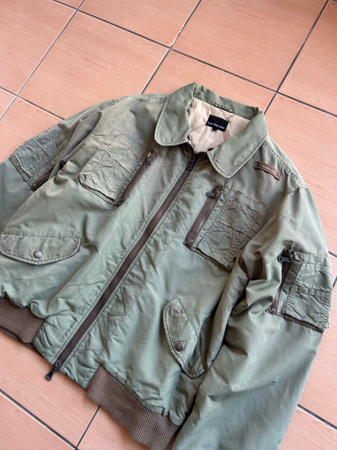 00‘s CK Jeans 멀티포켓블루종 상품이미지2