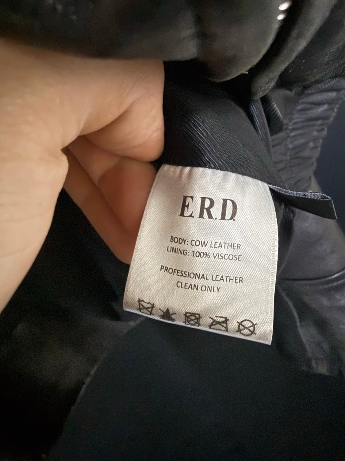 (XL)ERD 앙팡리쉬 데프리메 아케인 레더자켓 상품이미지4