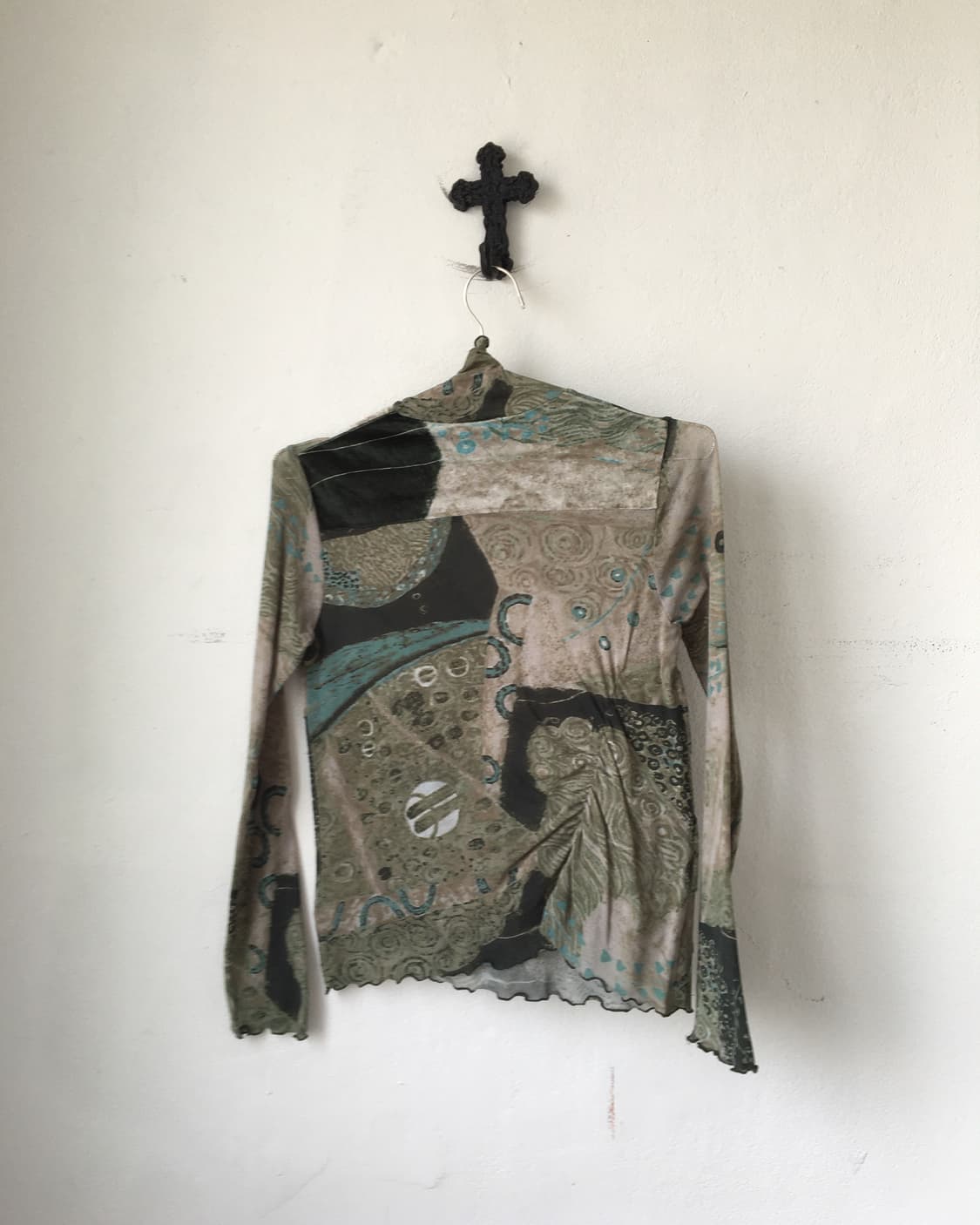 Oriental mood velvet layer high neck sle 상품이미지3