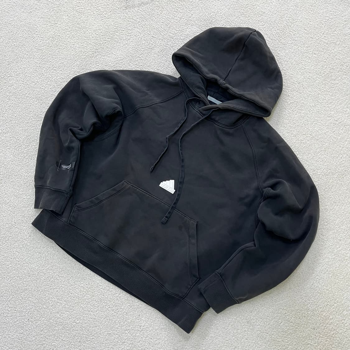 L 아디다스 플리스 후드 티셔츠 0317M 상품이미지1