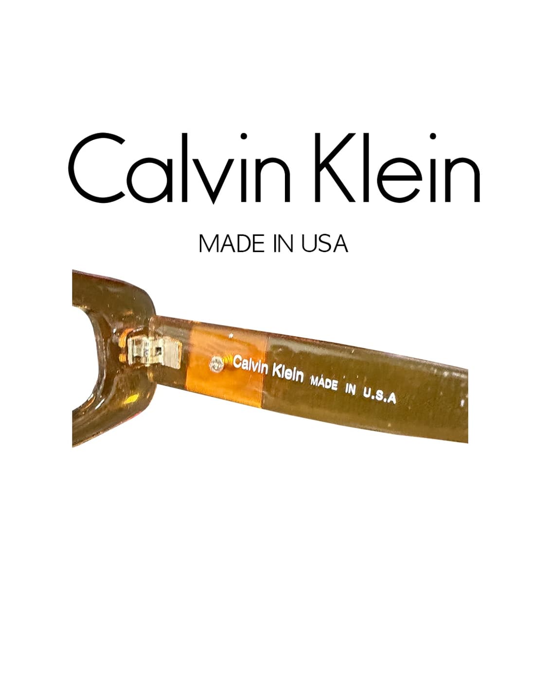 Calvin Klein (켈빈 클라인) Made in USA glass  상품이미지3