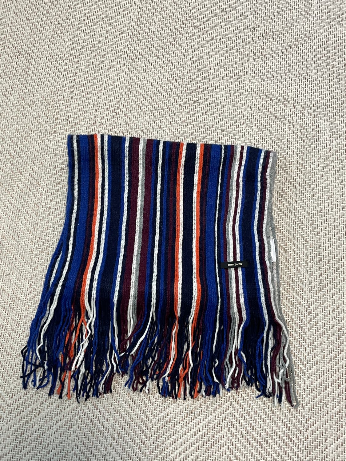 콤카이즘 멀티 컬러 스트라이프 머플러 J03695 상품이미지1