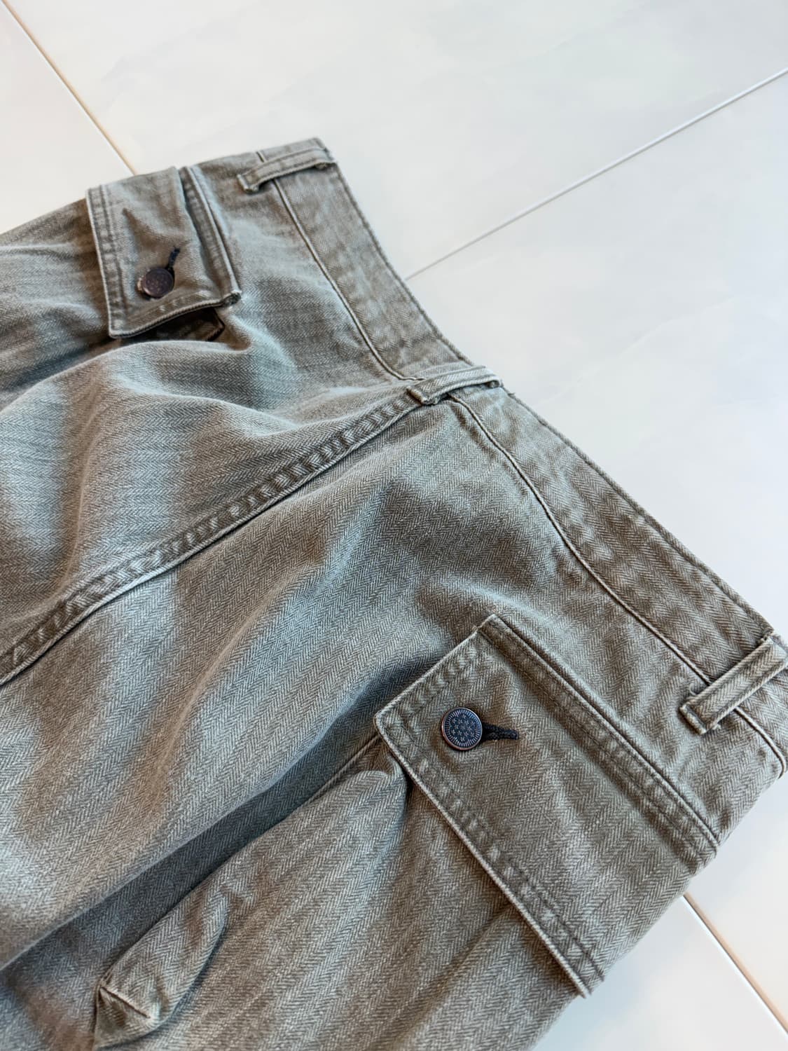 블랙아웃 B44 밀리터리 HBT 몽키팬츠 L 상품이미지8