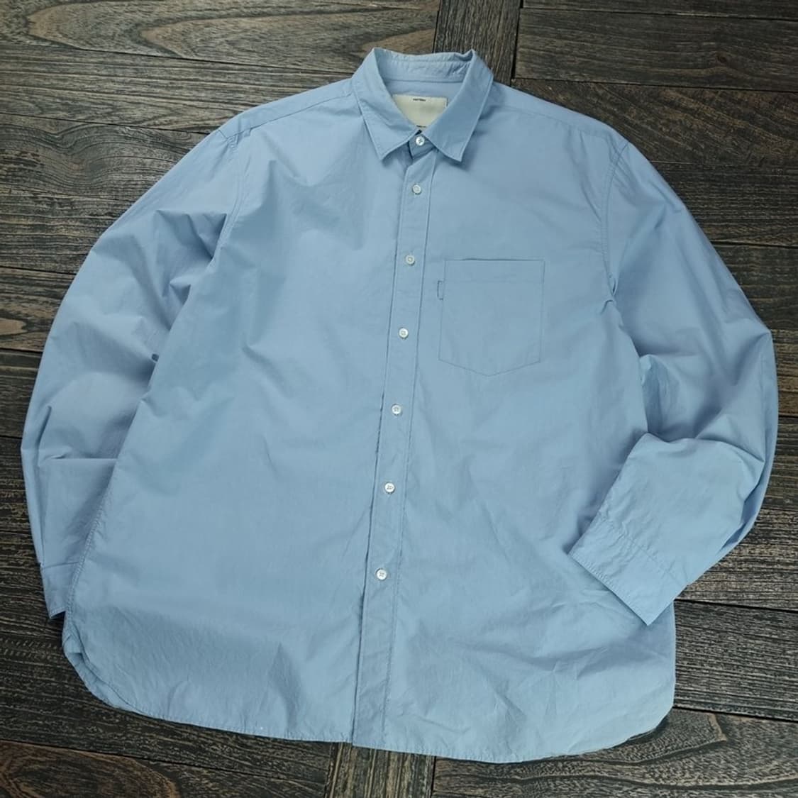 [포터리] 솔리드 셔츠 스카이 P01454 상품이미지1