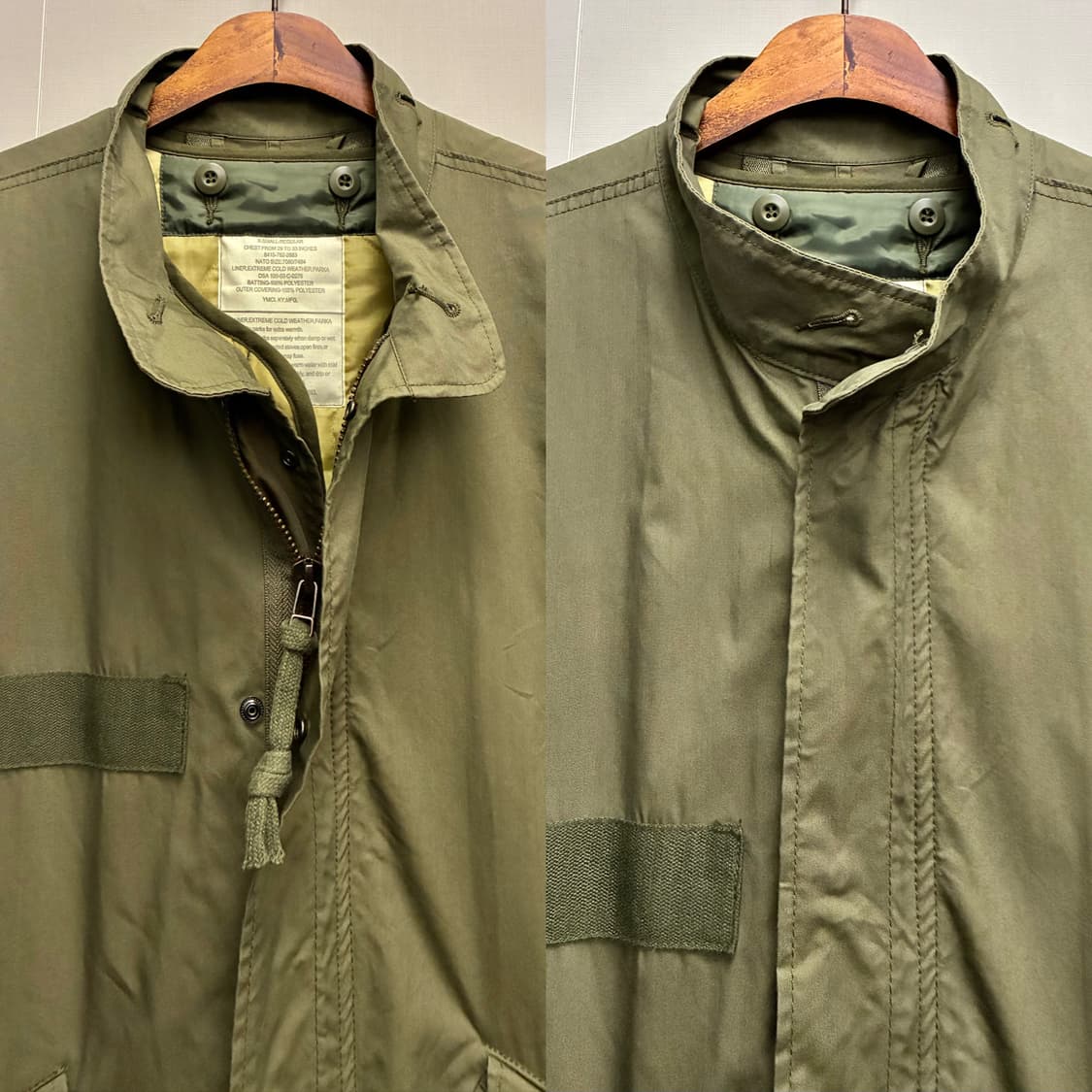 (XS)YMCL KY 와이엠씨엘 M65 피쉬테일 개파카 야상 상품이미지2