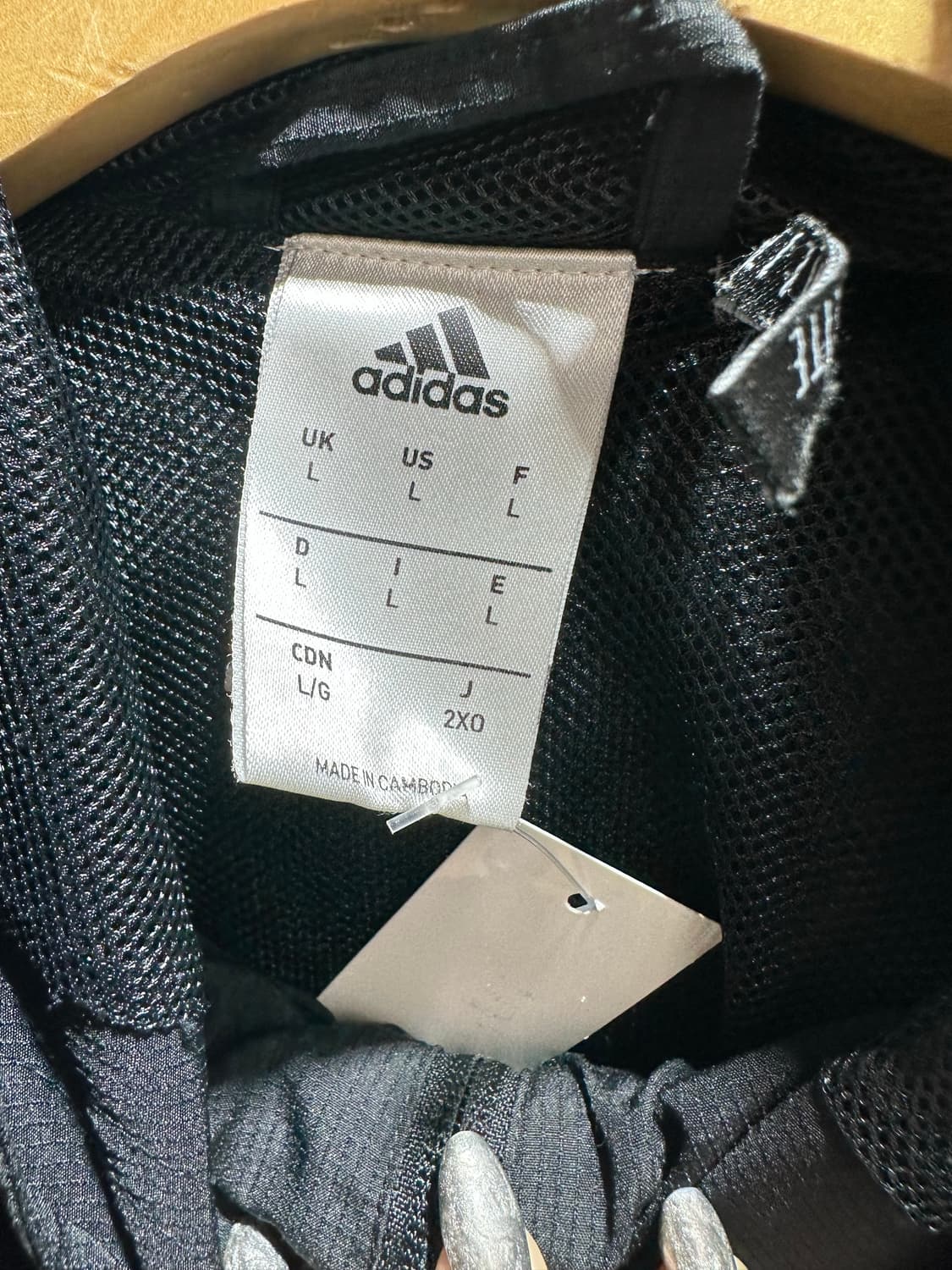 L 아디다스 레알마드리드 블루블랙 바람막이 상품이미지4