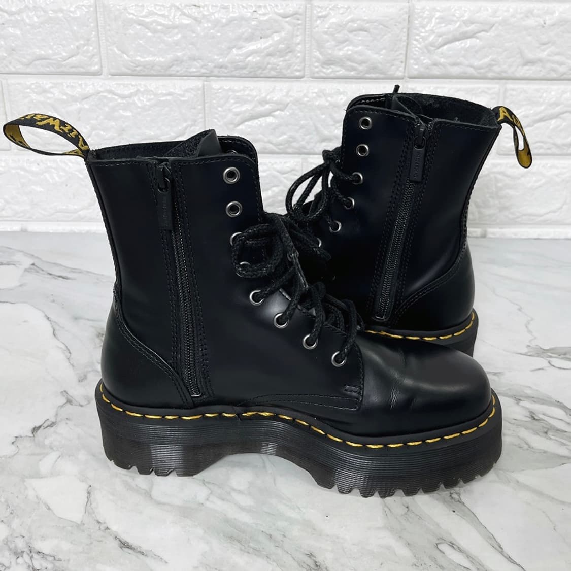 닥터마틴 제이든 플랫폼 부츠 블랙 250 UK6 상품이미지4
