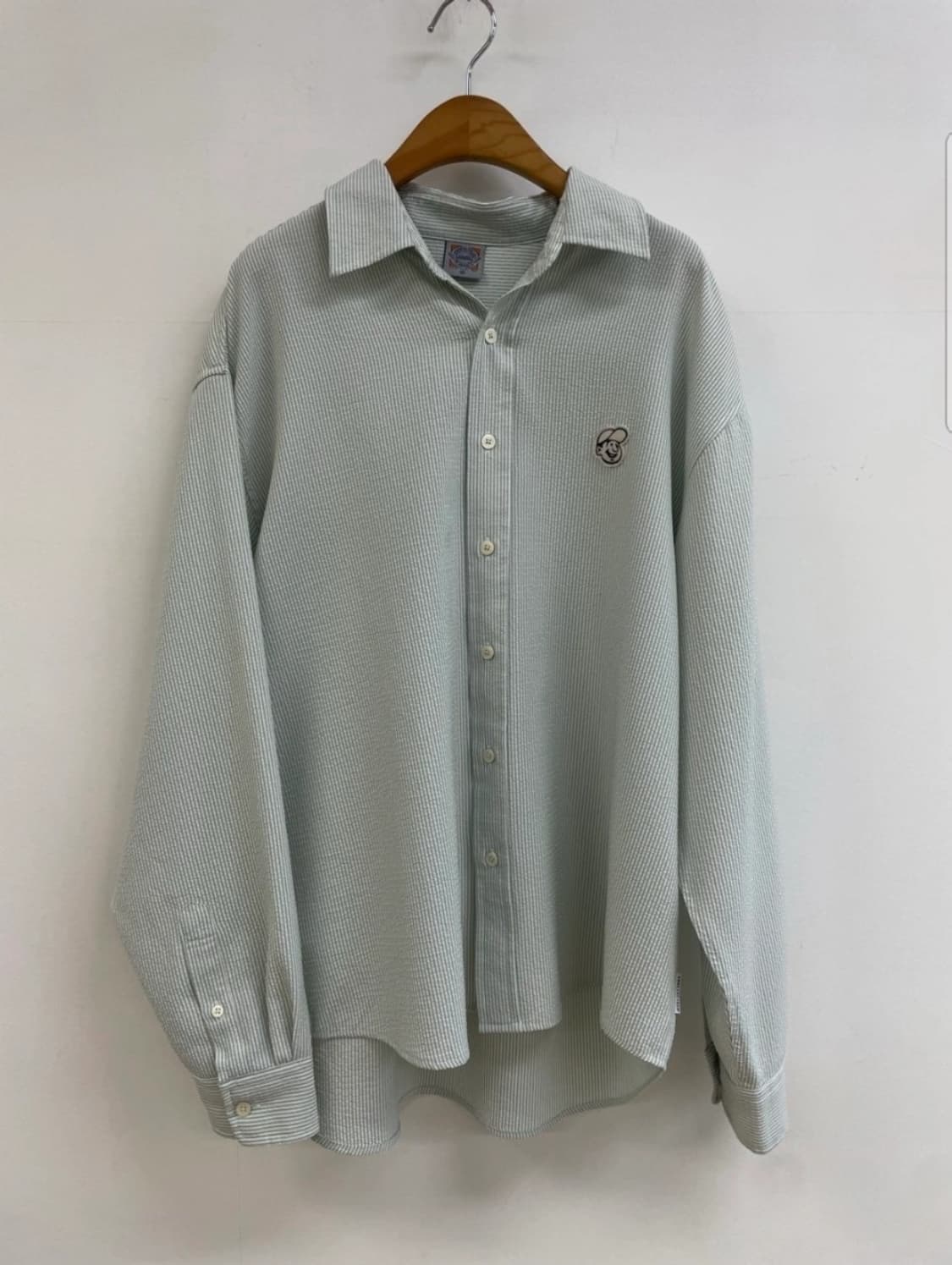 [판매] 이벳필드 시어서커 스트라이프 셔츠 (민트/그린) 상품이미지10